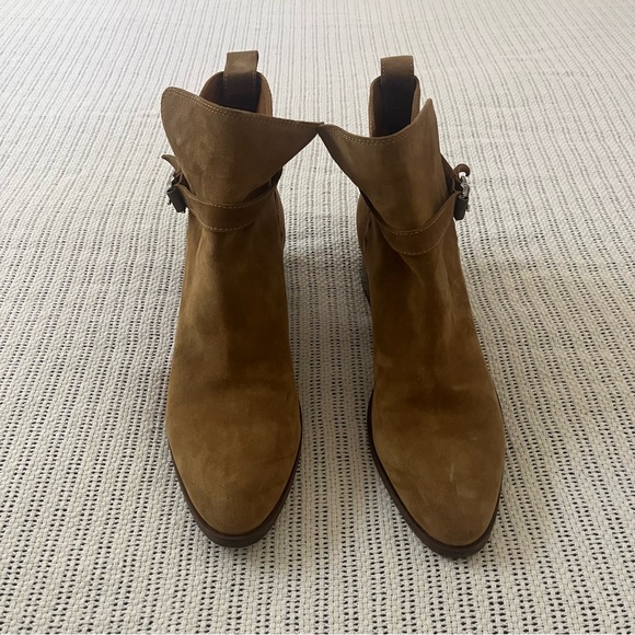 Rag & Bone Walker Suede Buckle Boots - Picture 6 of 12